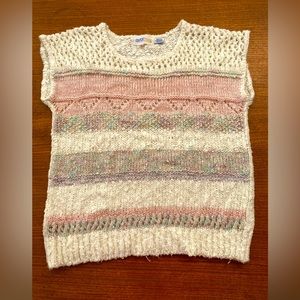 1980s knit sweater tank